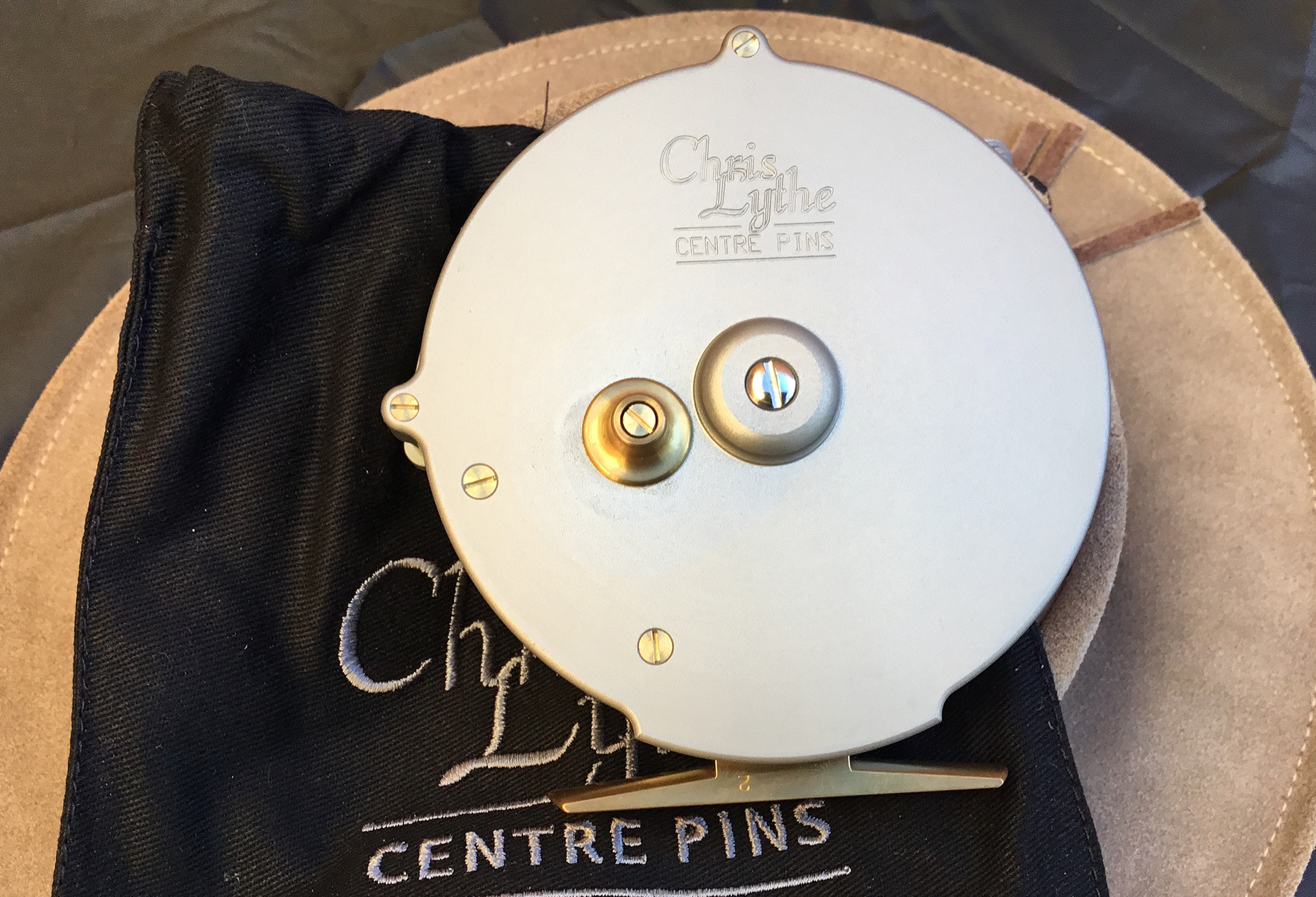 Spitfire Total Eclipse centrepin reel back